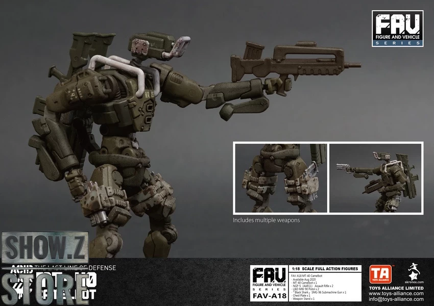 Toys Alliance Acid Rain 1/18 FAV-A18 MT-40 Camelbot - Image 5