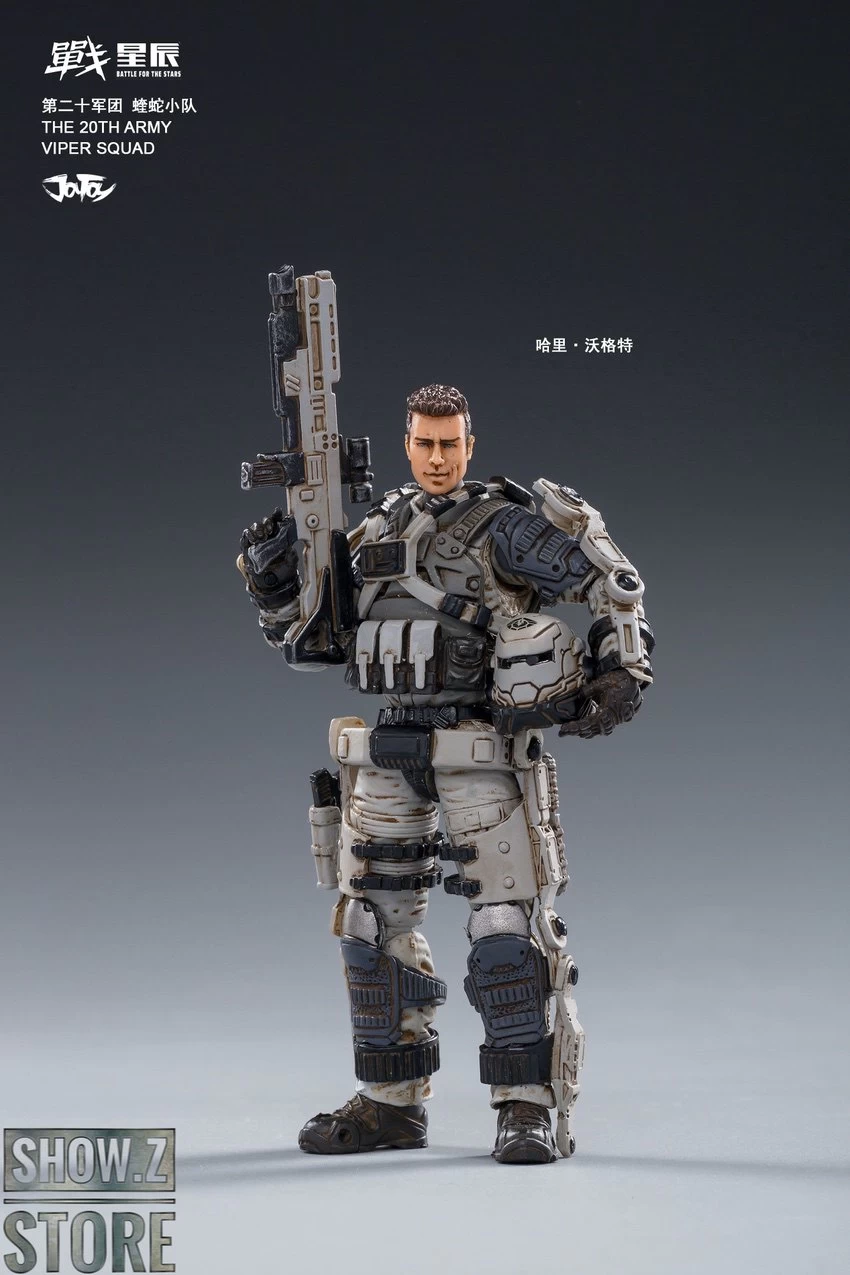 JoyToy Source 1/18 War Stars Free Truism 22nd Legion White Viper Squad & Betty Set Of 4 - Image 9