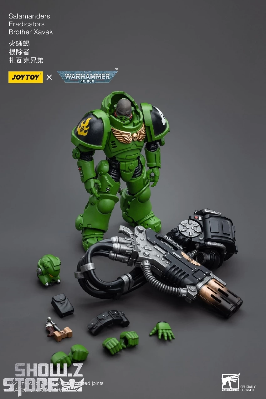 JoyToy Source 1/18 Warhammer 40K Salamanders Eradicators Brother Xavak - Image 9