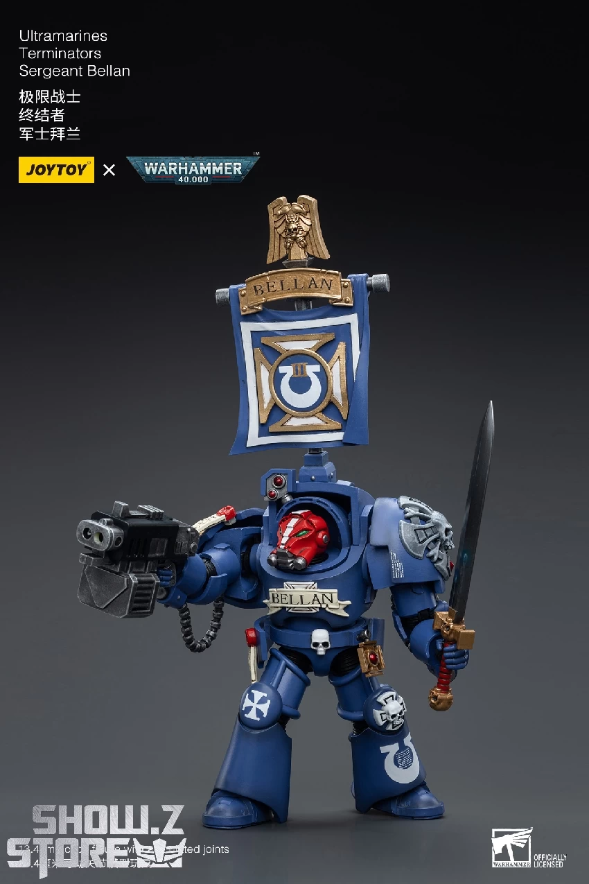 JoyToy Source 1/18 Warhammer 40K Ultramarines Terminators Sergeant Bellan - Image 10