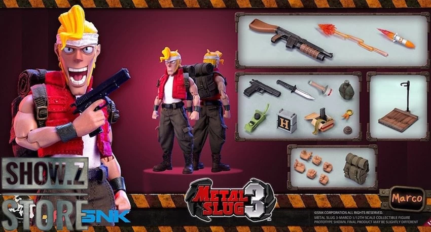 Tunshi Studio 1/12 SNK Licensed Metal Slug 3 Marco - Image 7