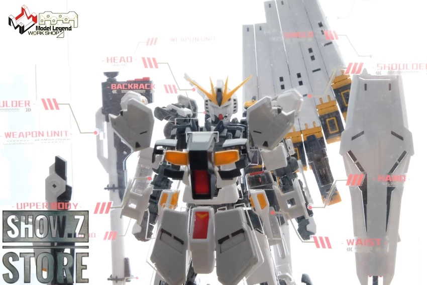 Model Legend 1/144 RX-93 ν Gundam Internal Structure Showcase Display - Image 12