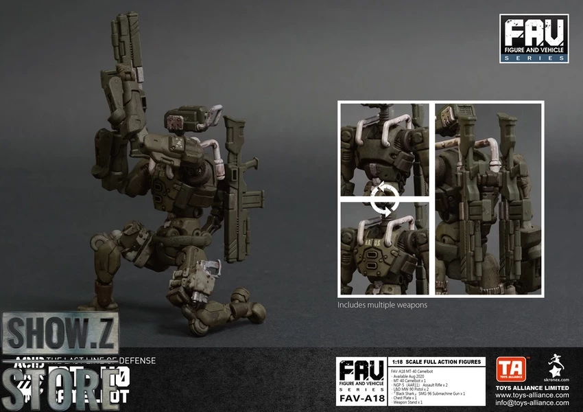 Toys Alliance Acid Rain 1/18 FAV-A18 MT-40 Camelbot - Image 4