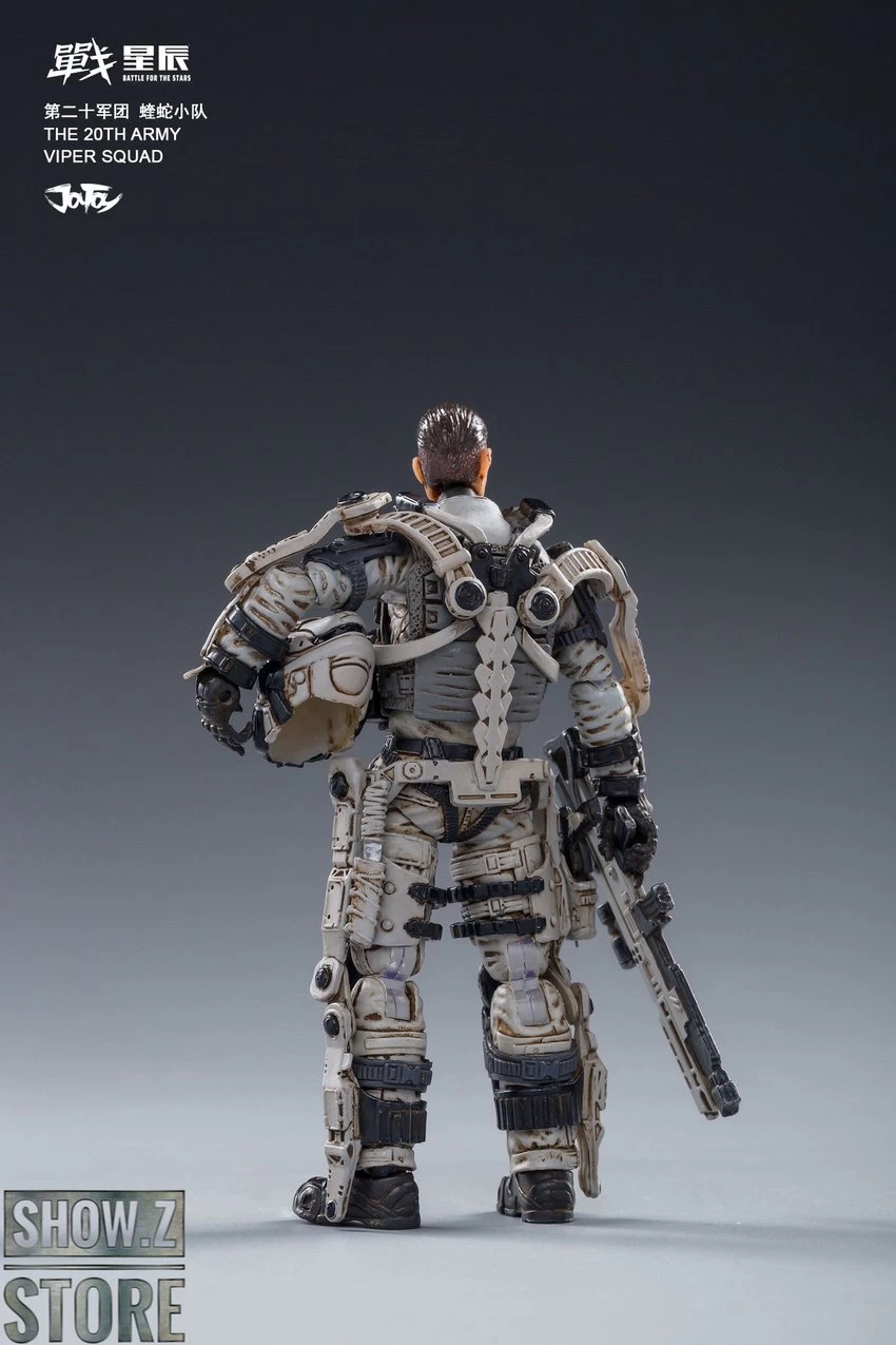 JoyToy Source 1/18 War Stars Free Truism 22nd Legion White Viper Squad & Betty Set Of 4 - Image 12