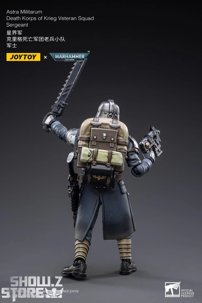 JoyToy Source 1/18 Warhammer 40K Death Korps Of Krieg Veteran Squad Sergeant - Image 5