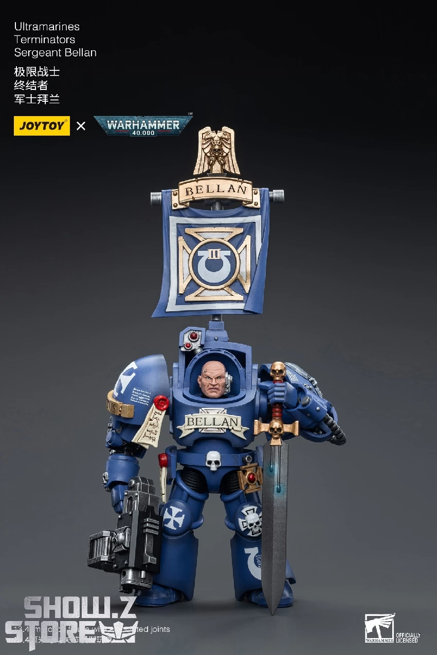 JoyToy Source 1/18 Warhammer 40K Ultramarines Terminators Sergeant Bellan - Image 8