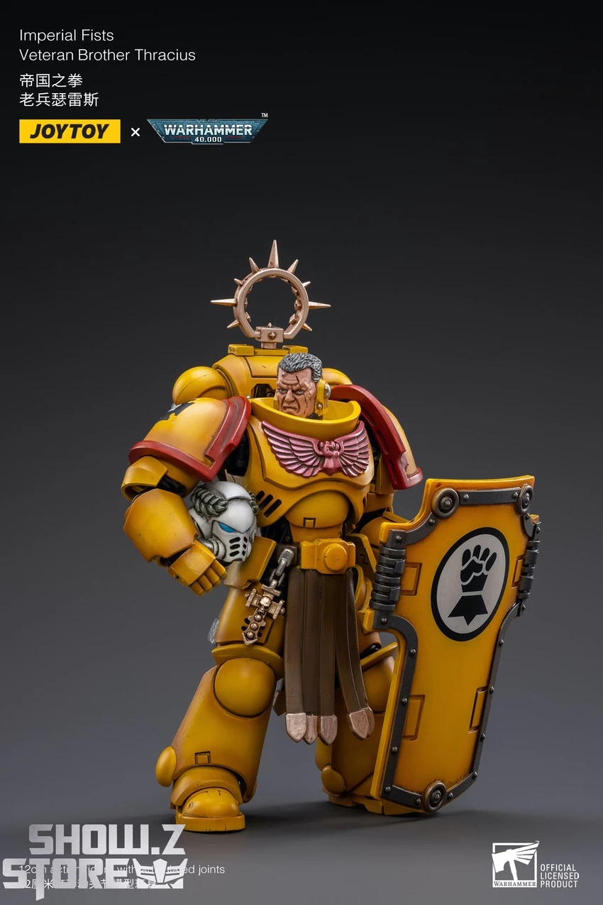 JoyToy Source 1/18 Warhammer 40K Imperial Fists Veteran Brother Thracius - Image 9