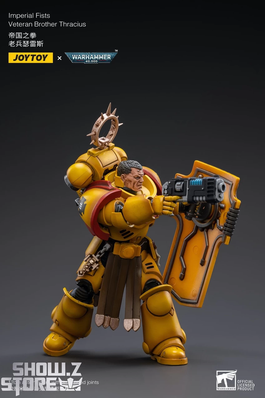 JoyToy Source 1/18 Warhammer 40K Imperial Fists Veteran Brother Thracius - Image 4
