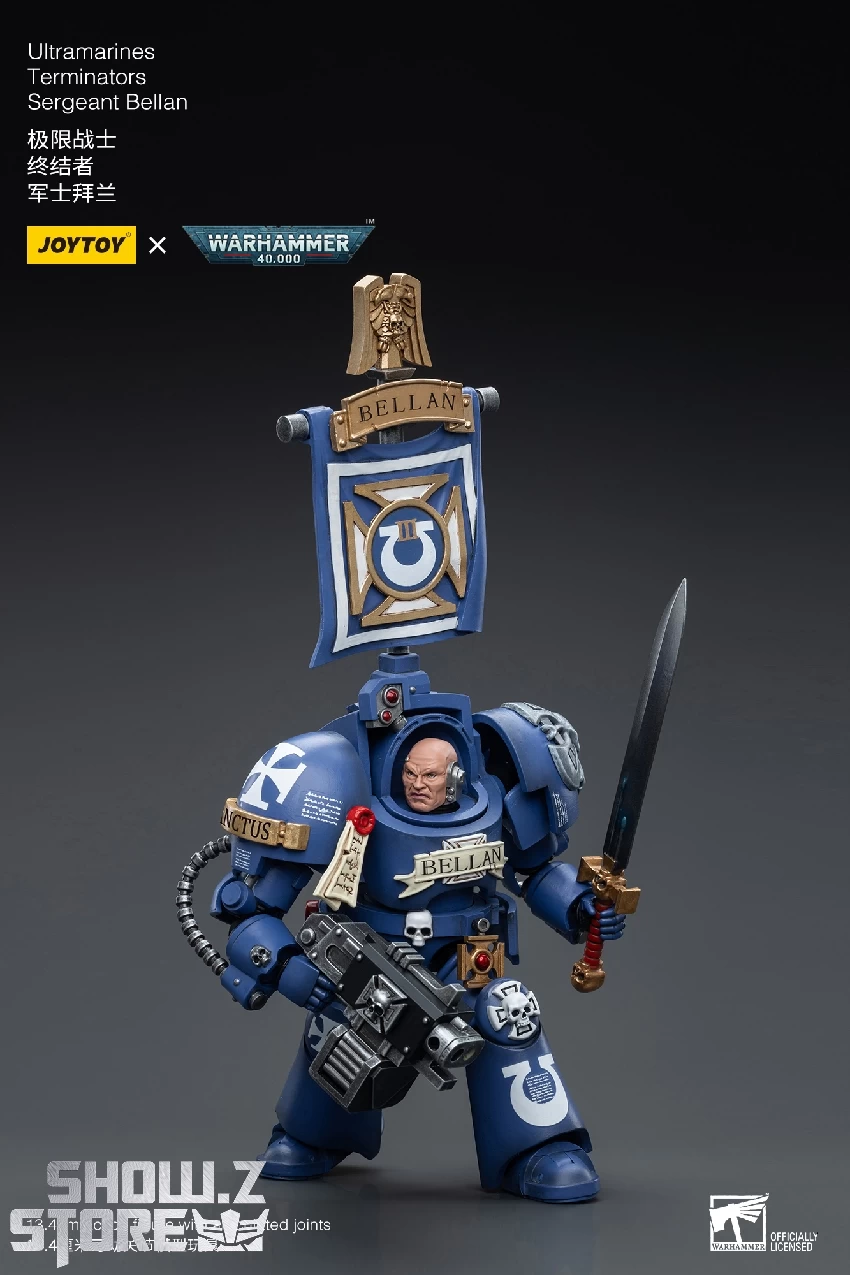 JoyToy Source 1/18 Warhammer 40K Ultramarines Terminators Sergeant Bellan - Image 2