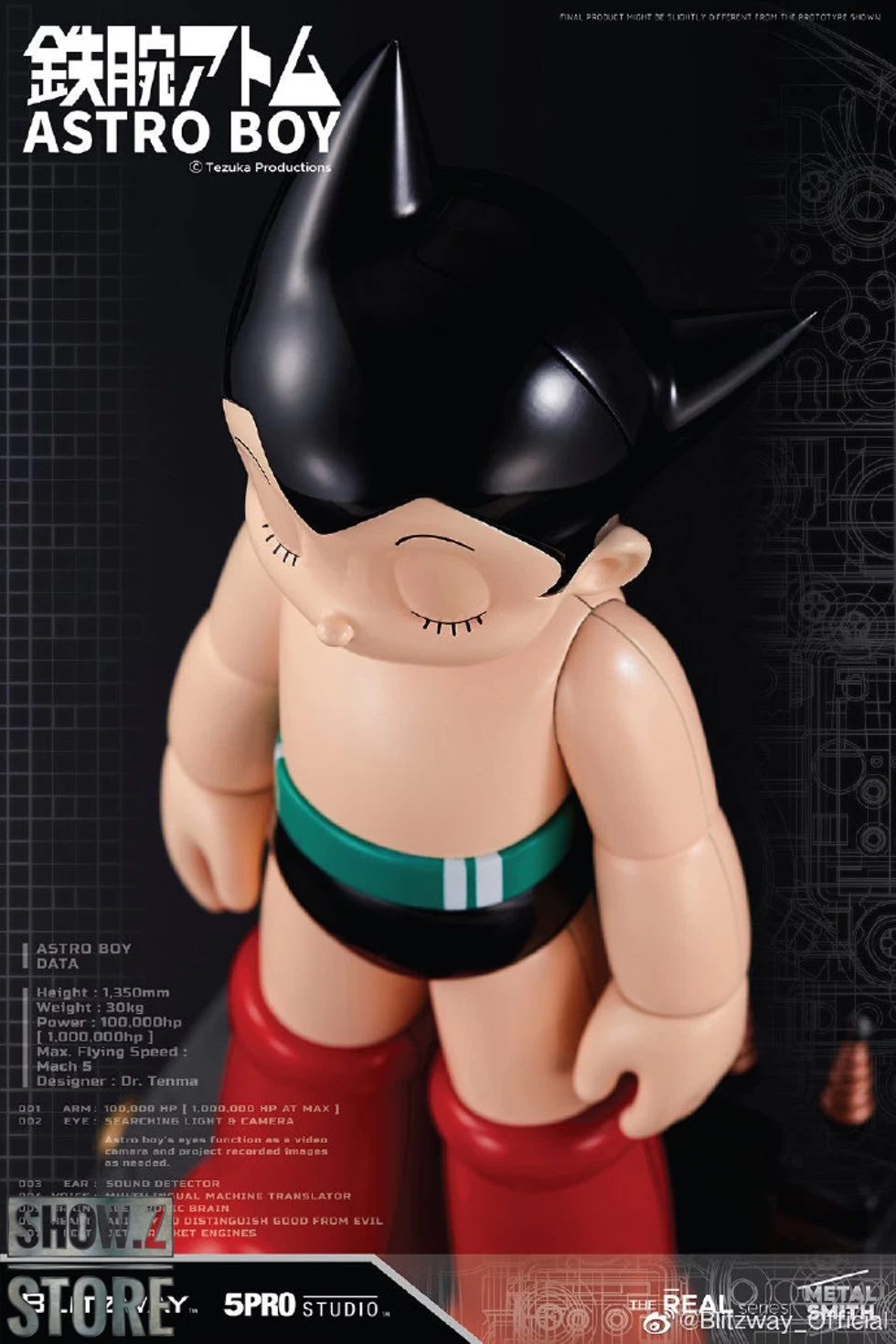 Blitzway BW-NS 50102 Astro Boy Anime Statue Normal Version - Image 8