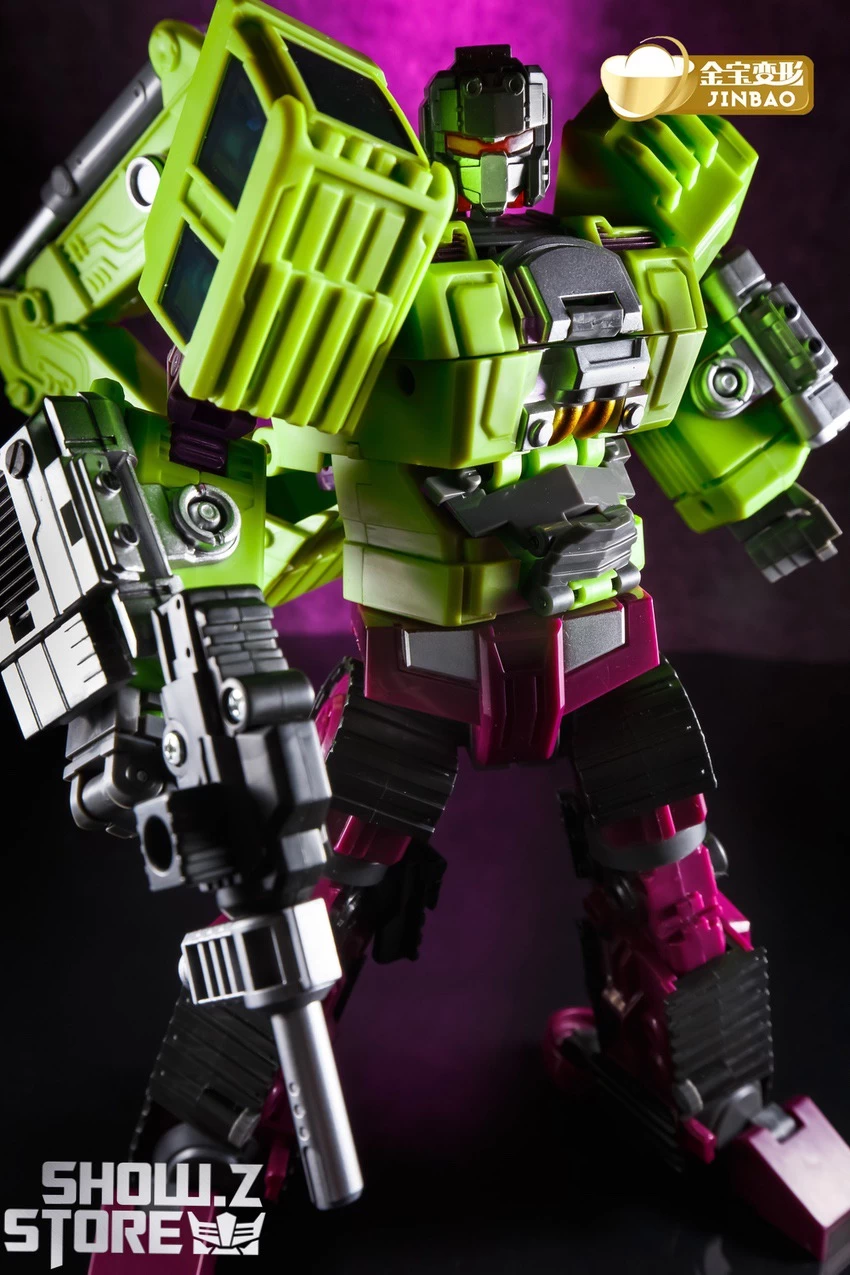 Jinbao DF03 Builder.D Devastator Green Version Set Of 6 Oversized Version - Image 18