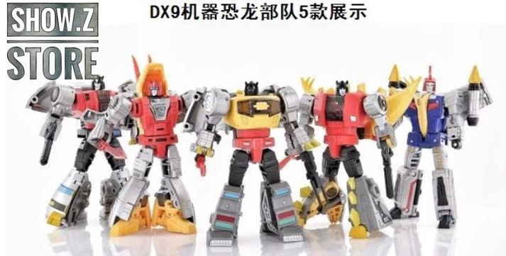 DX9 Toys War In Pocket Dinobots Set Of 5 (X18 Bumper, X19 Quaker, X20 Skyer, X21 Thorner, X22 Rager) - Image 4