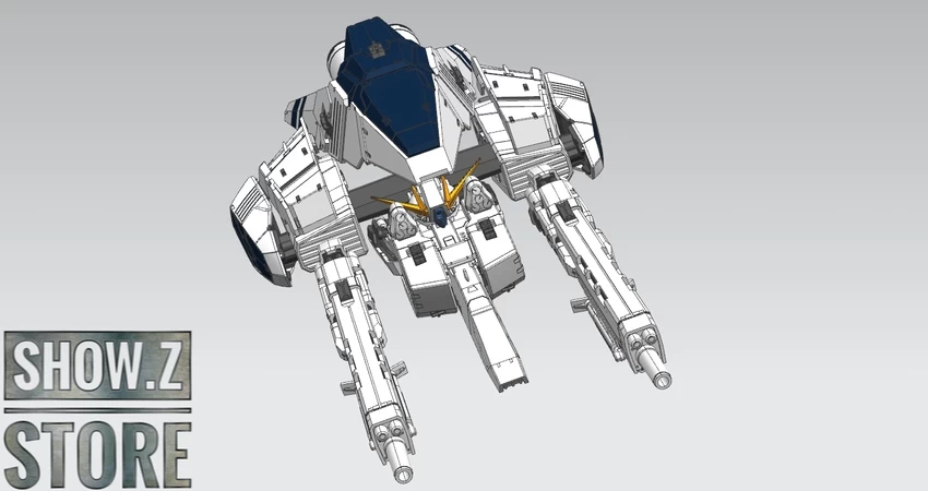 Effects Wings 1/144 FA-93HWS Nu Gundam Heavy Weapons System Type Model Kit - Image 13