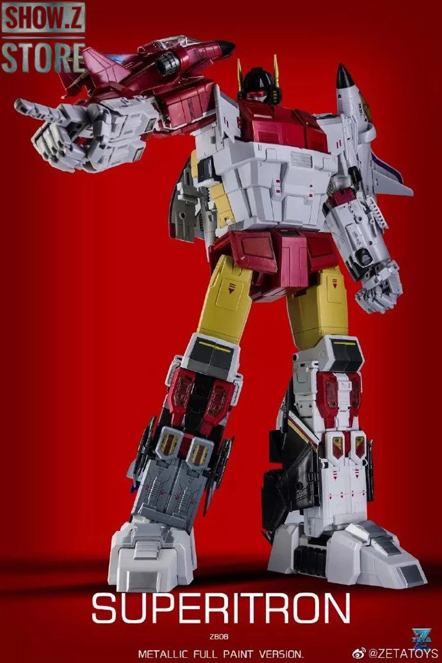 Zeta Toys ZB-06 Superitron Superion Metallic Full Paint Version Set Of 6 - Image 8