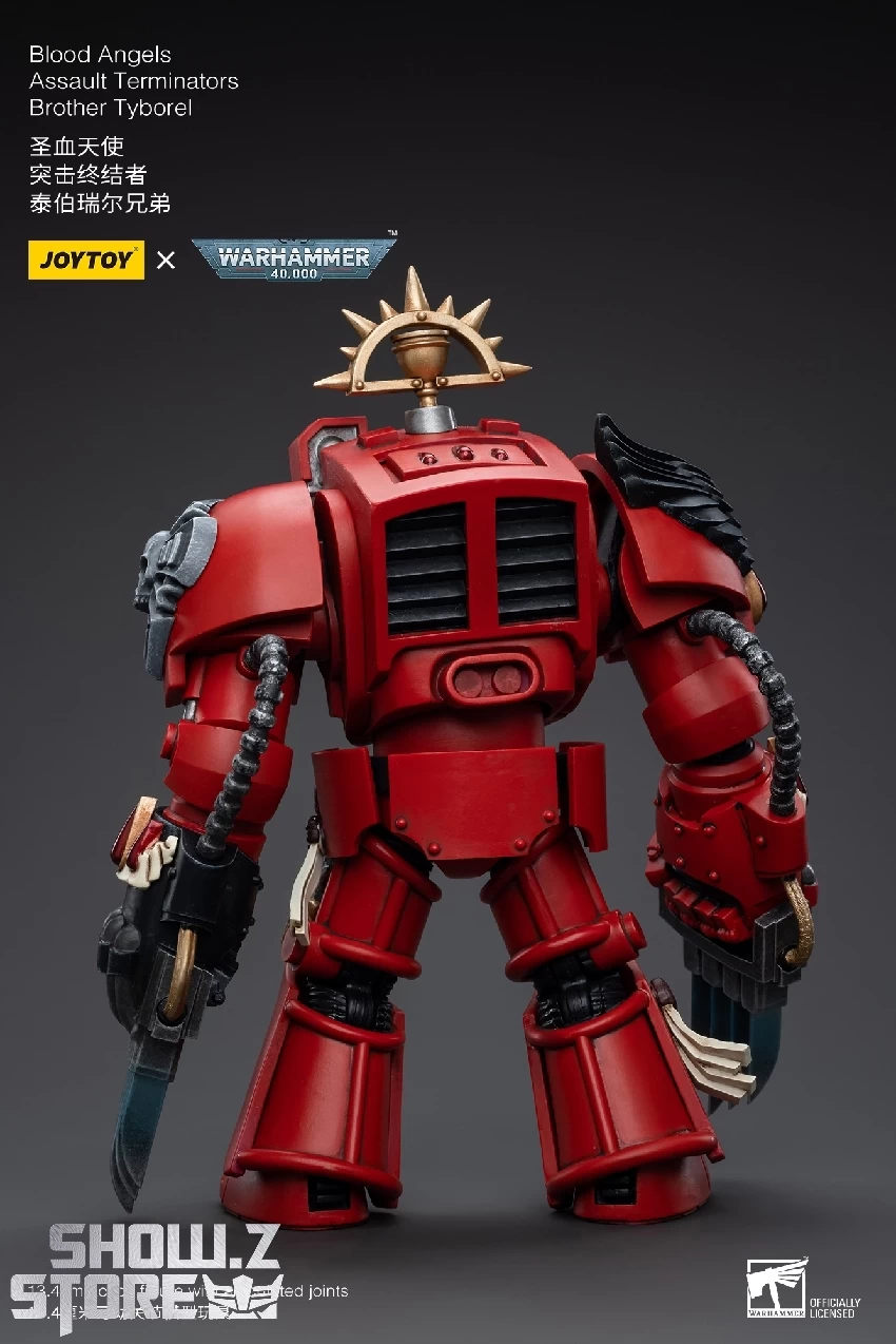 JoyToy Source 1/18 Warhammer 40K Blood Angels Assault Terminators Brother Tyborel - Image 5