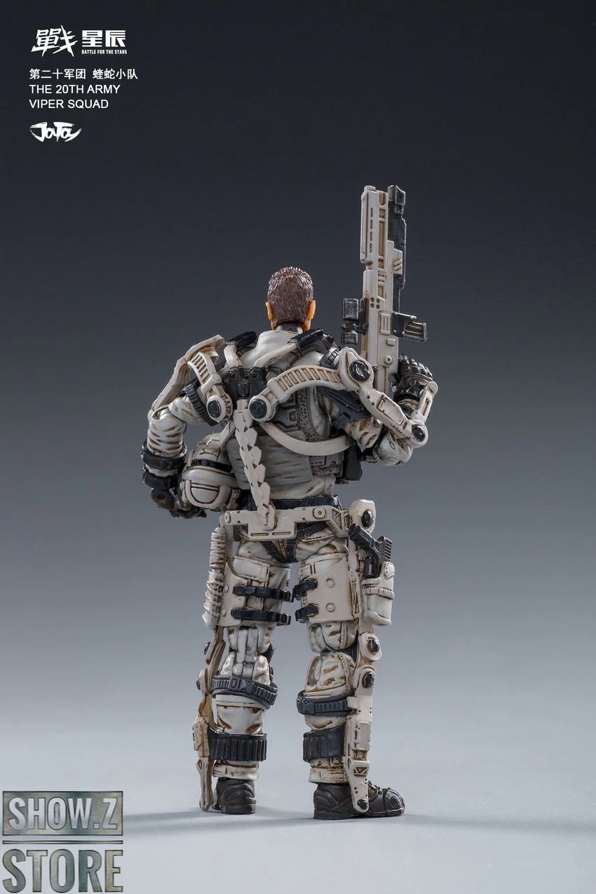 JoyToy Source 1/18 War Stars Free Truism 22nd Legion White Viper Squad & Betty Set Of 4 - Image 10