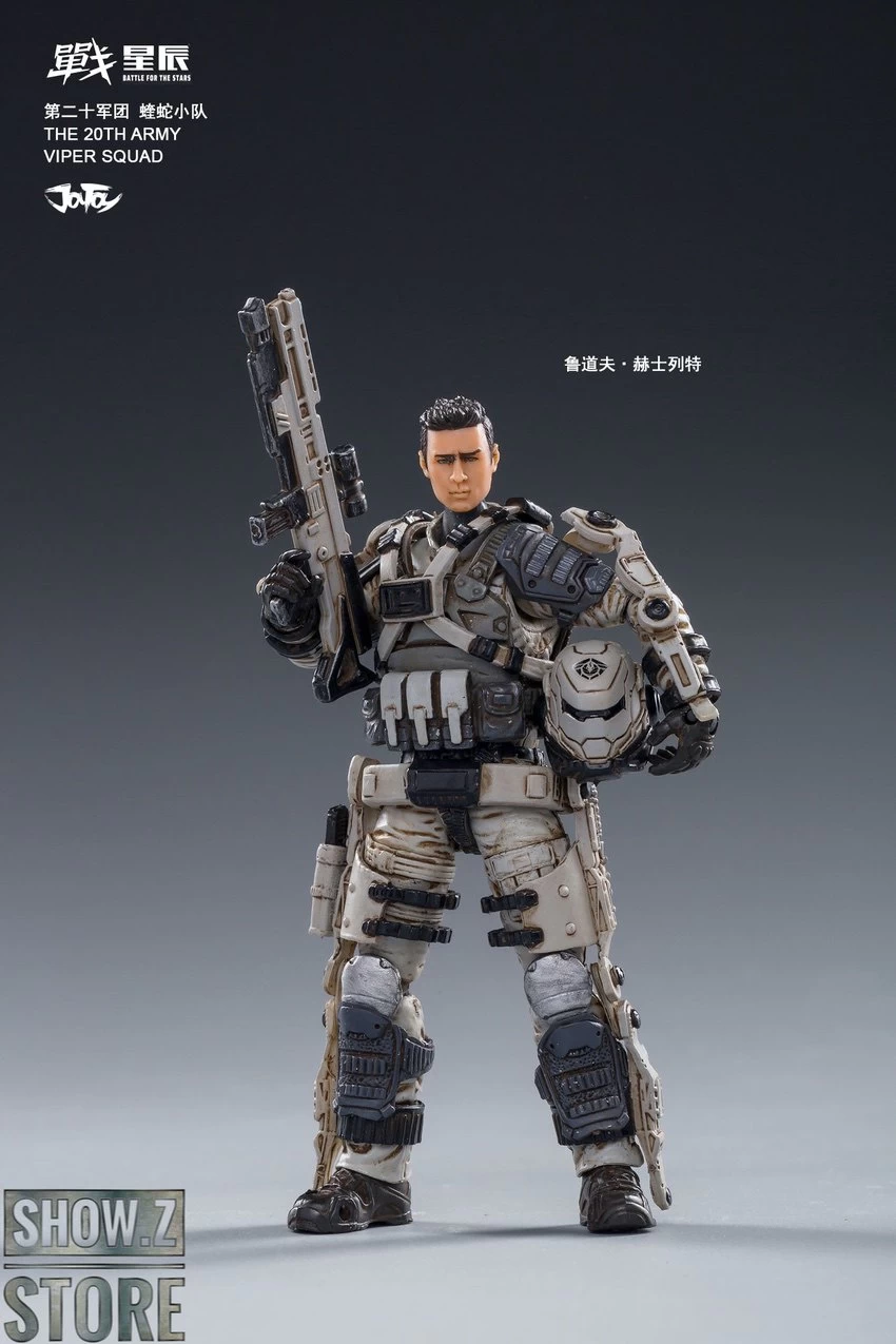 JoyToy Source 1/18 War Stars Free Truism 22nd Legion White Viper Squad & Betty Set Of 4 - Image 13