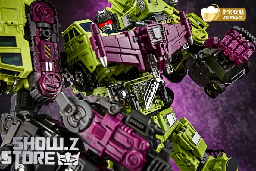 Jinbao DF03 Builder.D Devastator Green Version Set Of 6 Oversized Version - Image 16