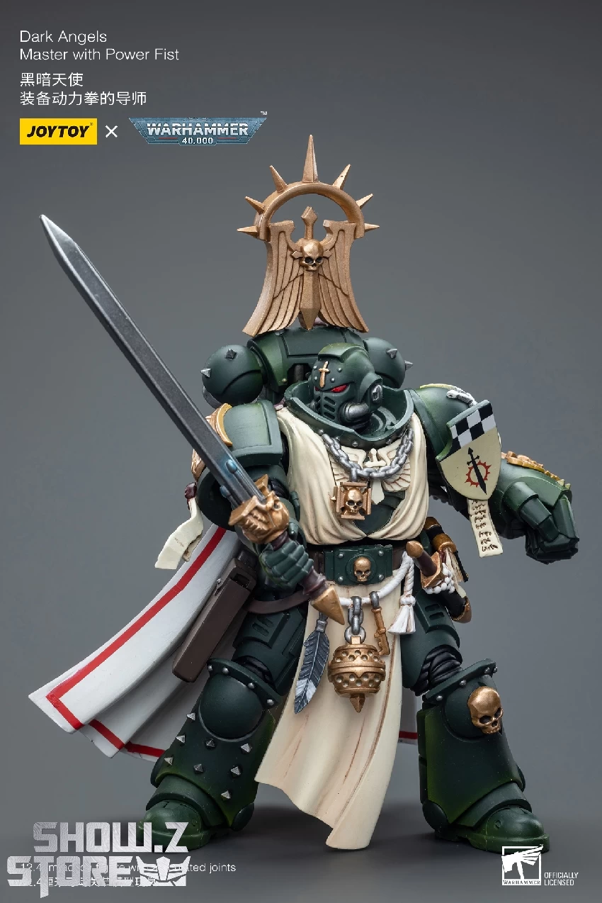 JoyToy Source 1/18 Warhammer 40K Dark Angels Master With Power Fist - Image 8