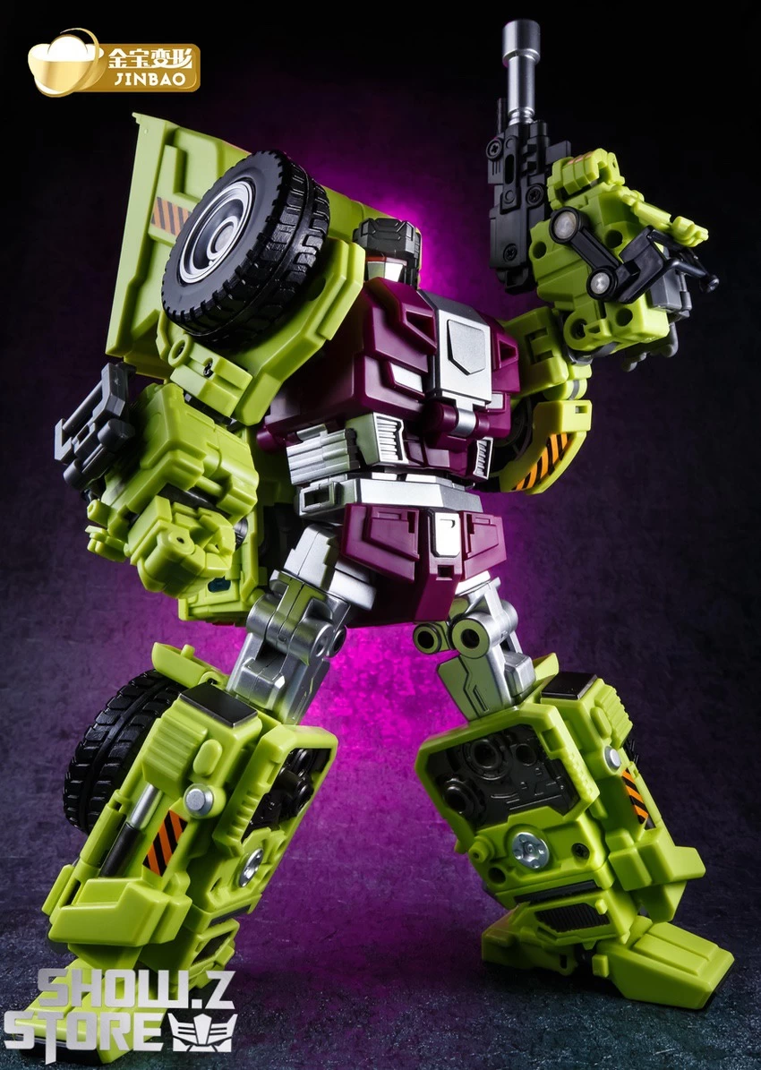 Jinbao DF03 Builder.D Devastator Green Version Set Of 6 Oversized Version - Image 14