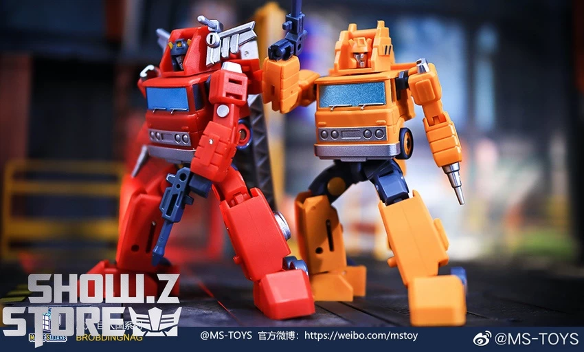 Magic Square MS-B01A Architect Inferno & MS-B02A Fire Extinguisher Grapple Metallic Color Version Set Of 2 - Image 14