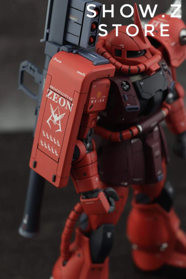 Metal Club MC 1/100 MS-06S Char's Red Zaku II Metal Build Anaheim Factory Style - Image 4