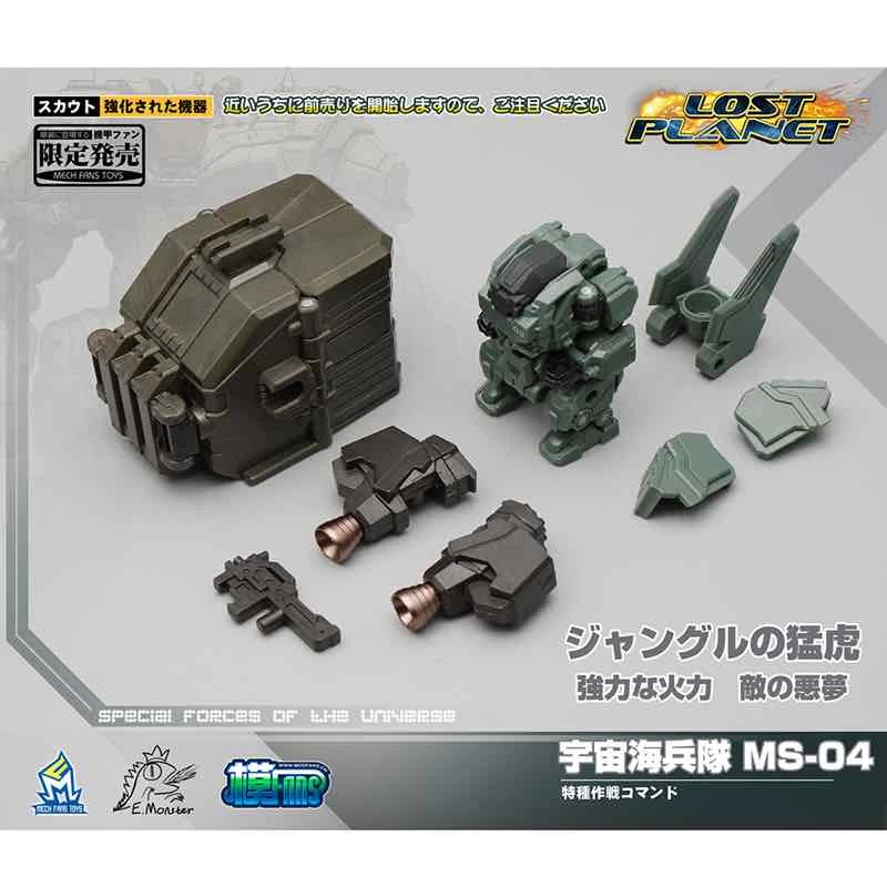 MechFansToys Lost Planet Powered-suit MS04 Tiger& MS06 Snake Diaclone - Image 6