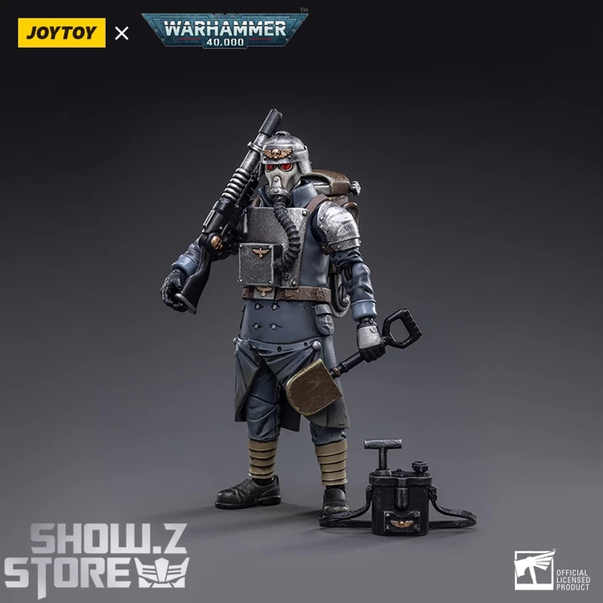 JoyToy Source 1/18 Warhammer 40K Death Korps Of Krieg Veteran Squad Guardsman Demolitions Specialist - Image 2