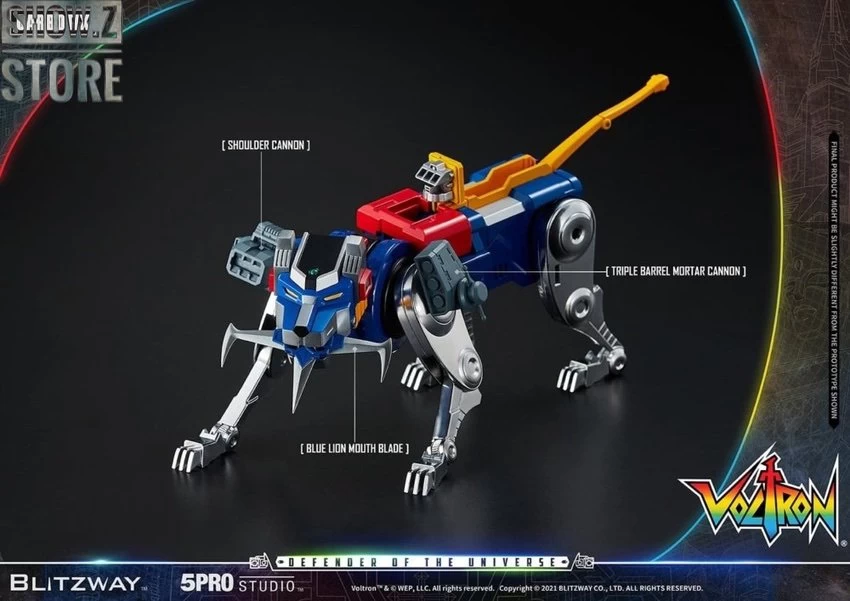 Blitzway X 5PRO Studio Voltron Beast King Golion - Image 12