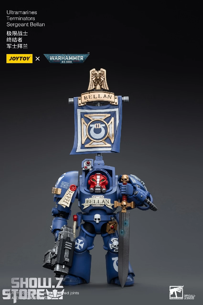 JoyToy Source 1/18 Warhammer 40K Ultramarines Terminators Sergeant Bellan - Image 7