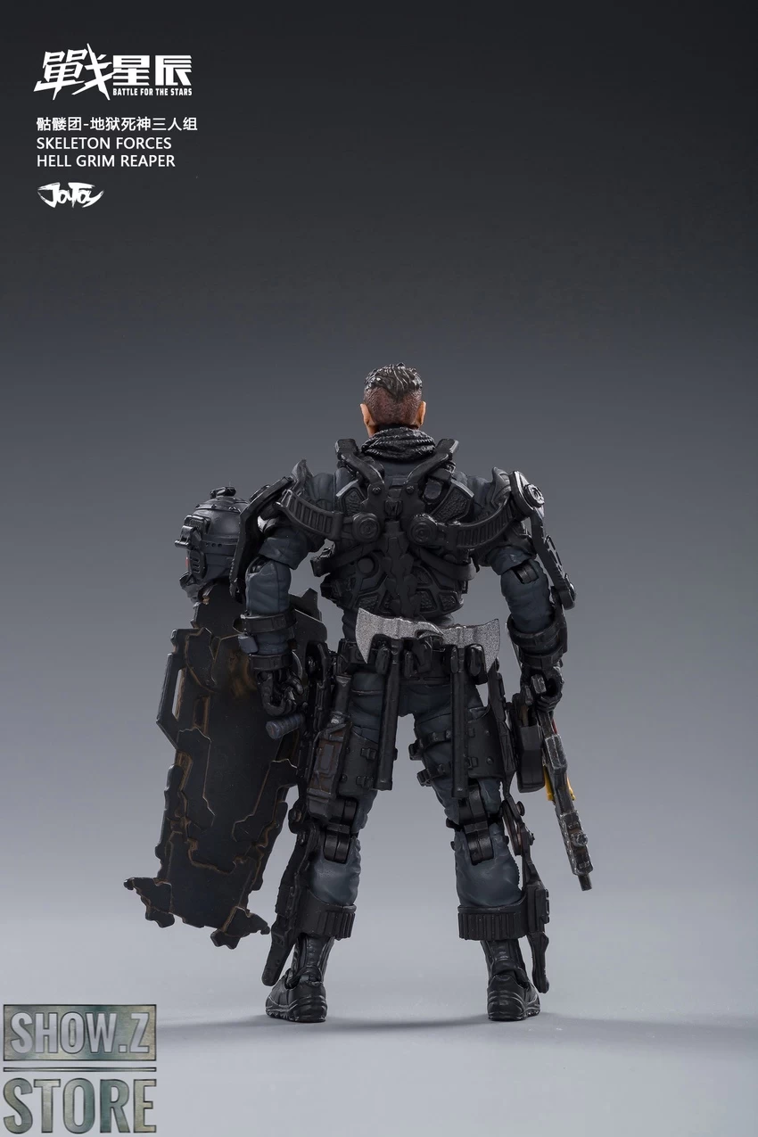 JoyToy Source 1/18 Hardcore Coldplay Skeleton Forces Hell Grim Reaper & Selena Set Of 4 - Image 16