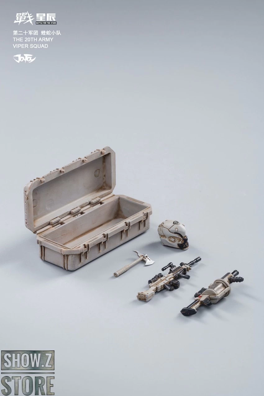 JoyToy Source 1/18 War Stars Free Truism 22nd Legion White Viper Squad & Betty Set Of 4 - Image 18