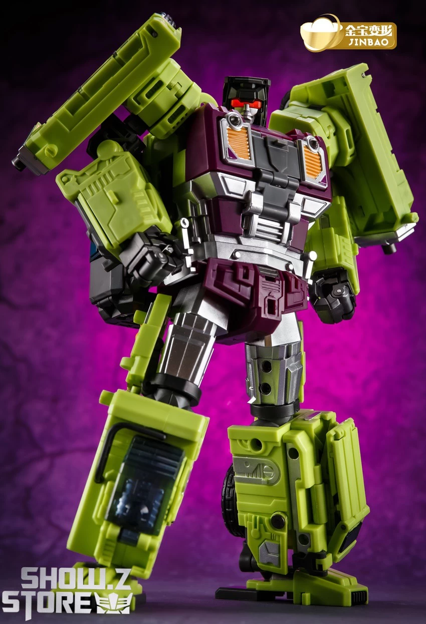Jinbao DF03 Builder.D Devastator Green Version Set Of 6 Oversized Version - Image 7