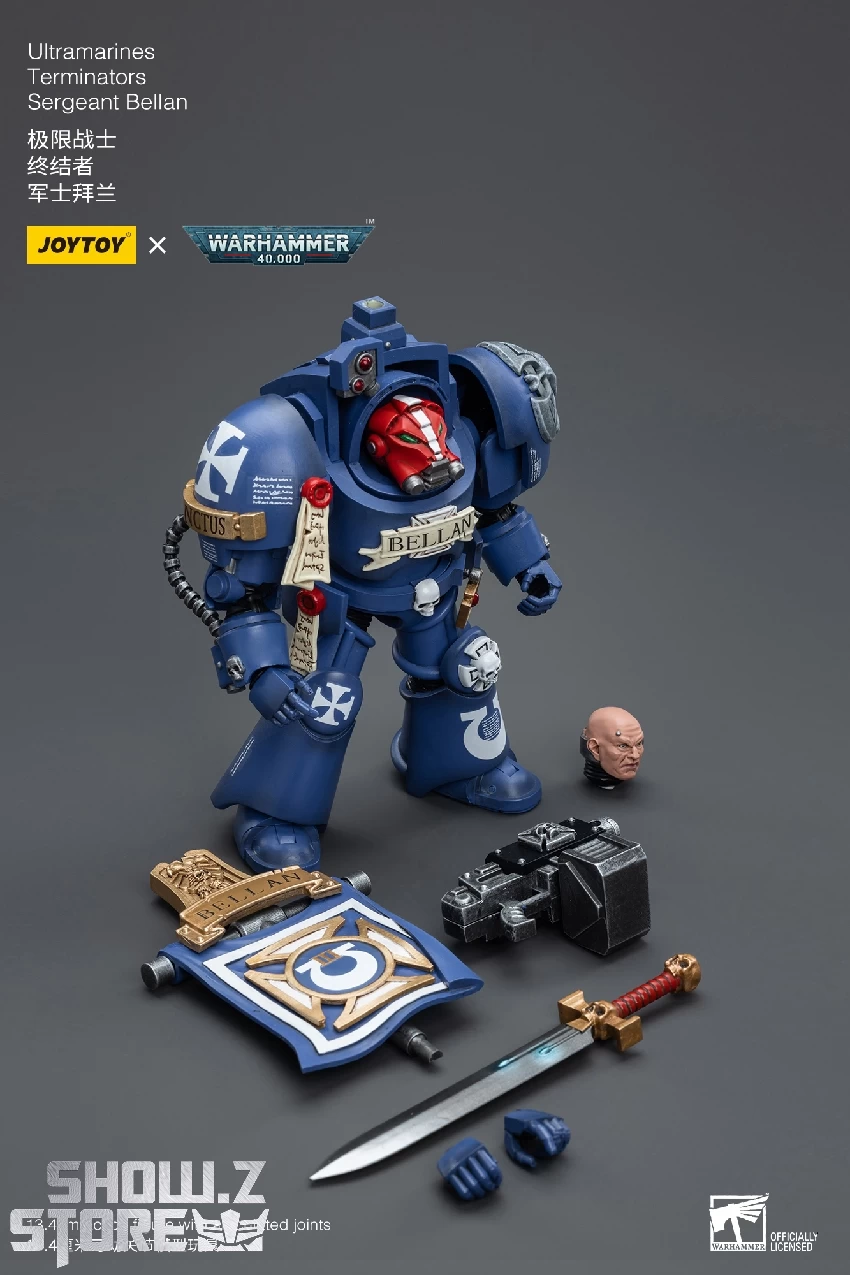 JoyToy Source 1/18 Warhammer 40K Ultramarines Terminators Sergeant Bellan - Image 9