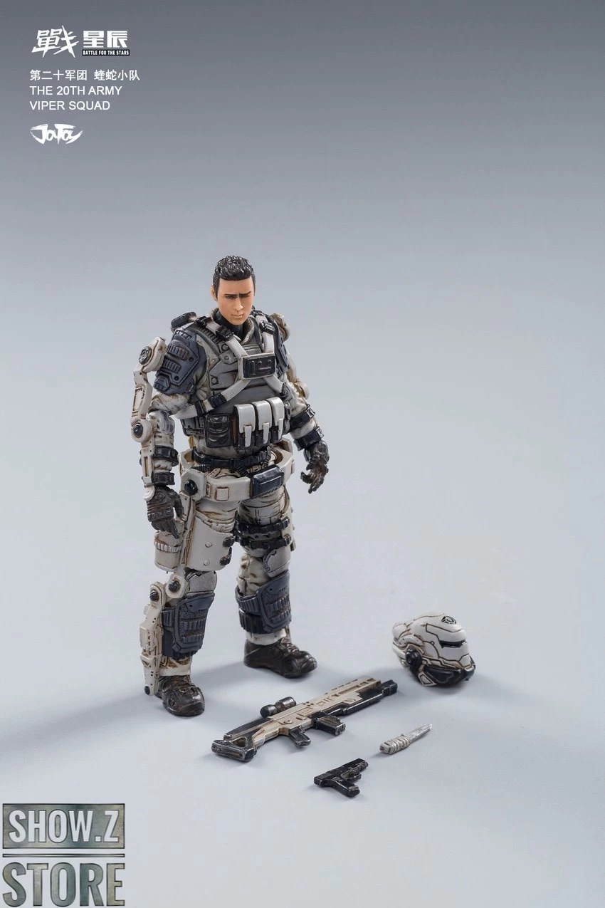 JoyToy Source 1/18 War Stars Free Truism 22nd Legion White Viper Squad & Betty Set Of 4 - Image 17