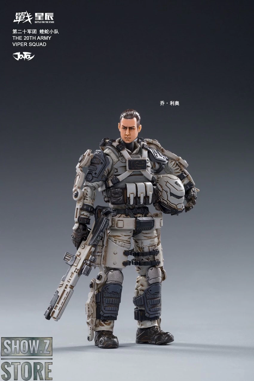 JoyToy Source 1/18 War Stars Free Truism 22nd Legion White Viper Squad & Betty Set Of 4 - Image 11