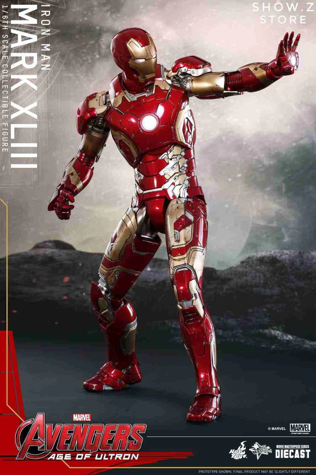 Hot Toys HT 1/6 Iron Man Mark XLIII MK43 MMS278D09 Avengers: Age Of Ultron Collectible Figure - Image 9
