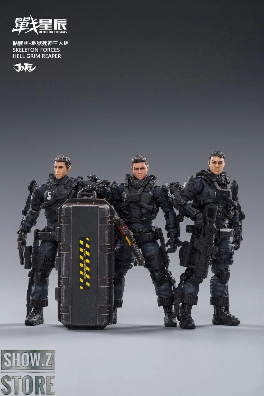 JoyToy Source 1/18 Hardcore Coldplay Skeleton Forces Hell Grim Reaper & Selena Set Of 4 - Image 14