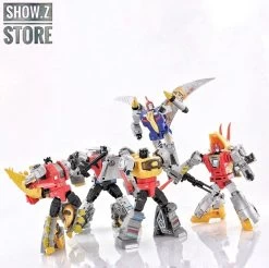 DX9 Toys War In Pocket Dinobots Set Of 5 (X18 Bumper, X19 Quaker, X20 Skyer, X21 Thorner, X22 Rager)