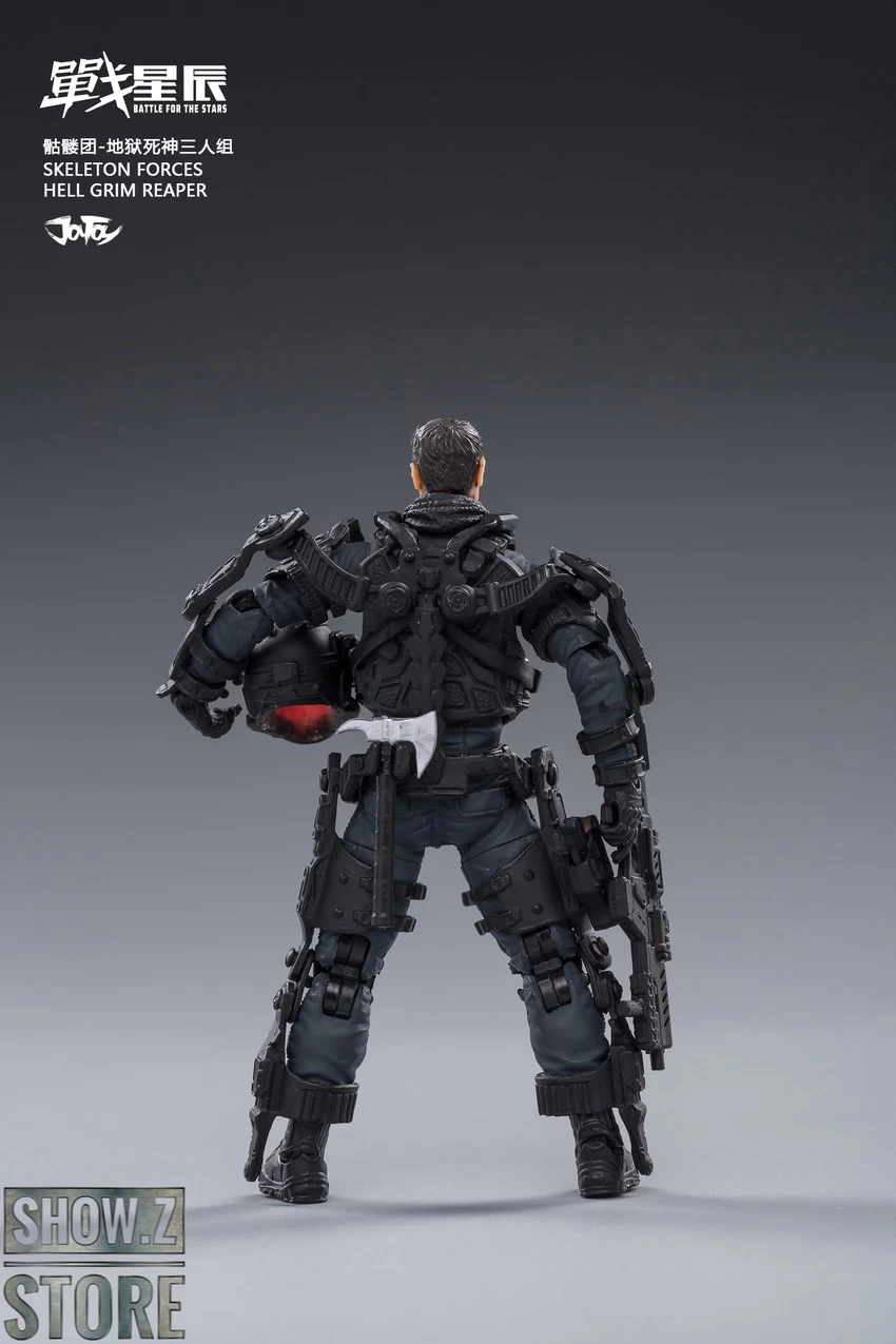 JoyToy Source 1/18 Hardcore Coldplay Skeleton Forces Hell Grim Reaper & Selena Set Of 4 - Image 18