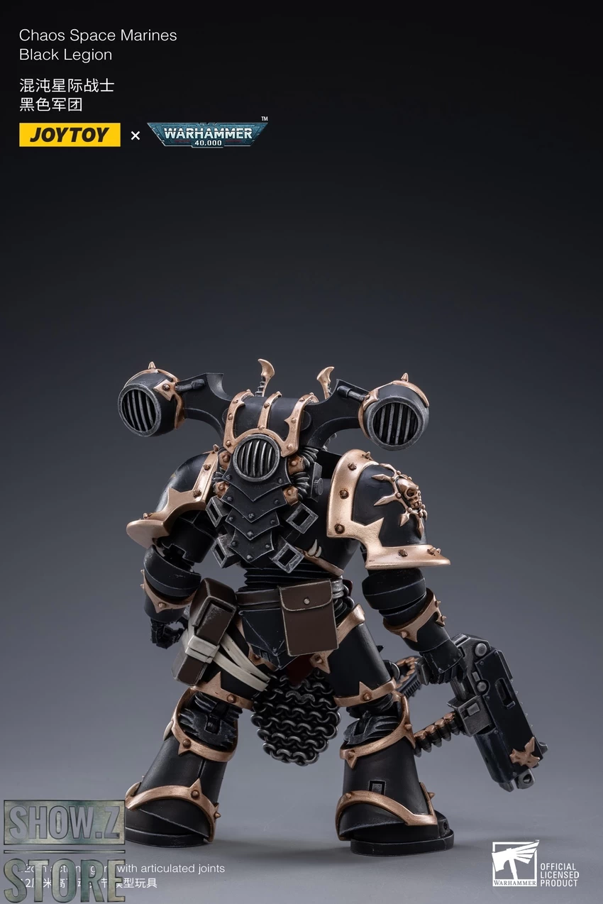 JoyToy Source 1/18 Warhammer 40K Chaos Space Marine C Black Legion Warband - Image 5