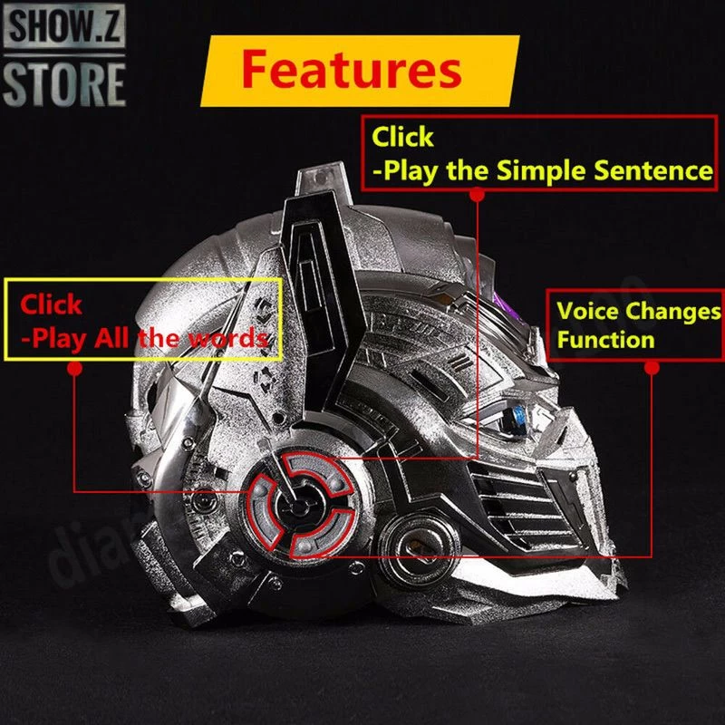 WeiJiang Optimus Prime Wearable Helmet W/ Talking Voice & Voice Changer - Image 9