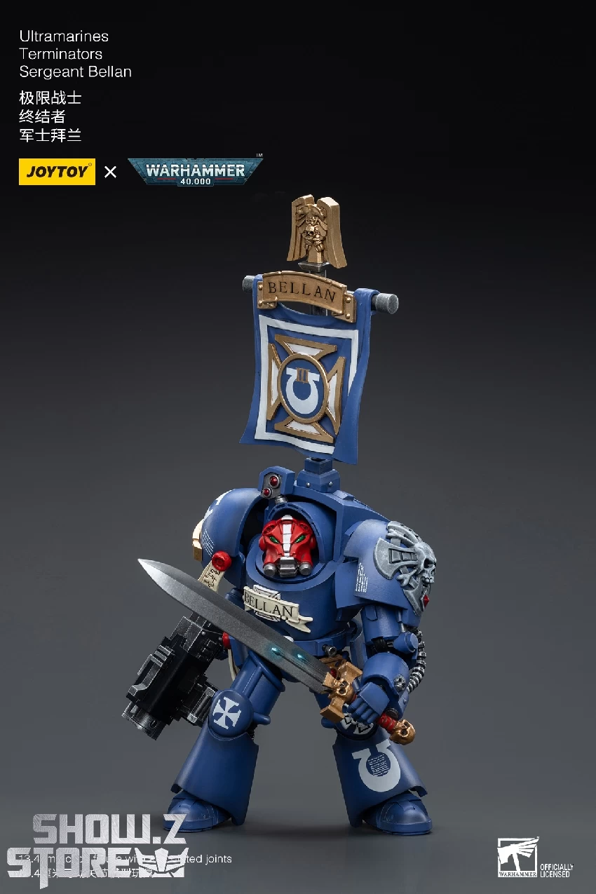JoyToy Source 1/18 Warhammer 40K Ultramarines Terminators Sergeant Bellan - Image 5