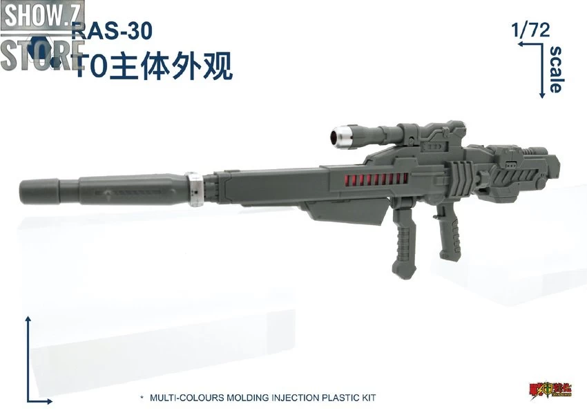 Rodams 1/72 RAS-30 RX-78GP03S Gundam Clear Version Model Kit - Image 13