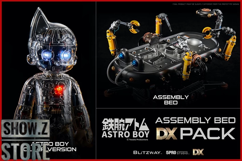 Blitzway X 5PRO Studio Astro Boy Clear Version & Assembly Bed DX Pack - Image 3