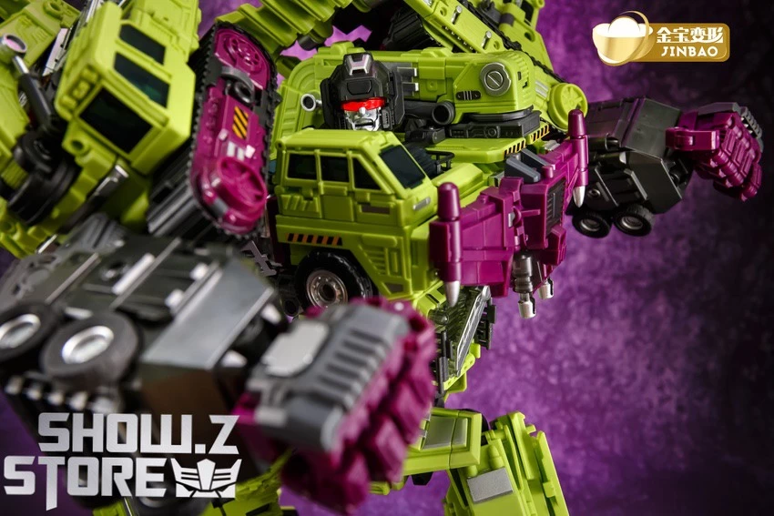 Jinbao DF03 Builder.D Devastator Green Version Set Of 6 Oversized Version - Image 15