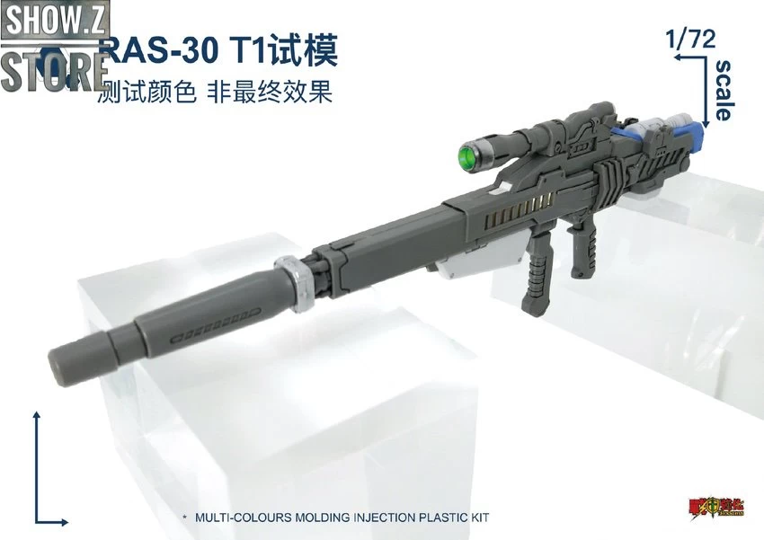 Rodams 1/72 RAS-30 RX-78GP03S Gundam Clear Version Model Kit - Image 3