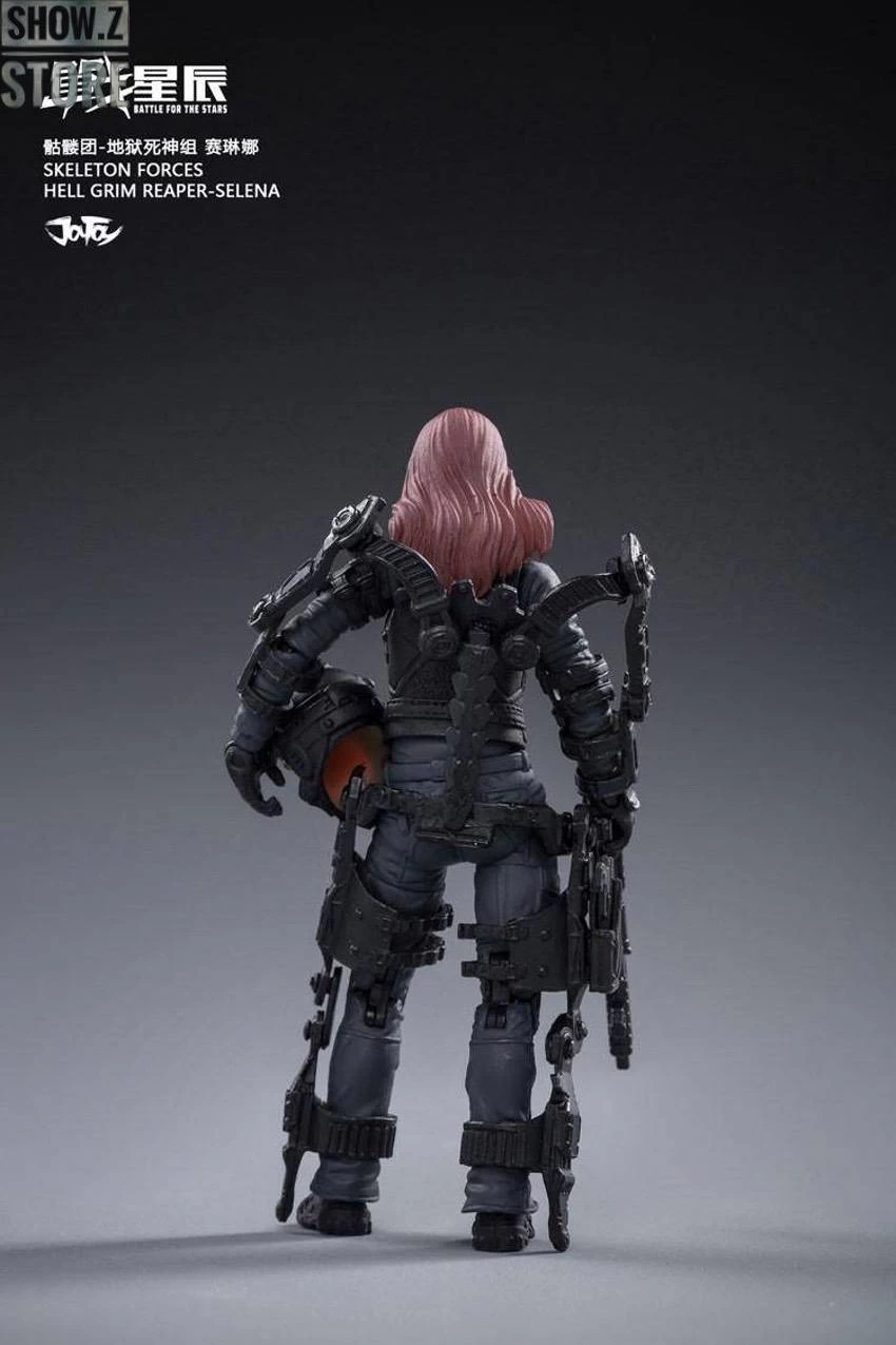 JoyToy Source 1/18 Hardcore Coldplay Skeleton Forces Hell Grim Reaper & Selena Set Of 4 - Image 7