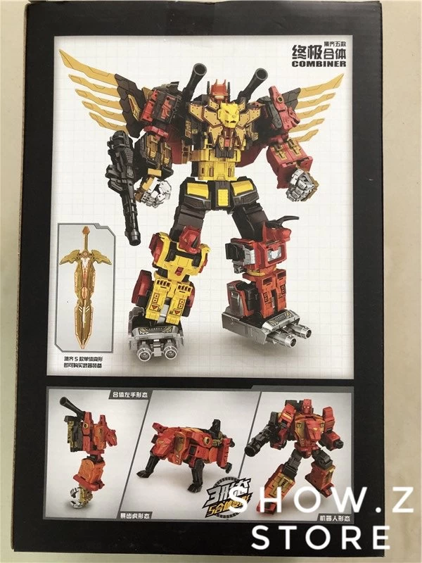 WeiJiang WJ Sky Soarer Headstrong Oversized Iron Rhino Combination Mode POTP Feral Rex Predaking - Image 3
