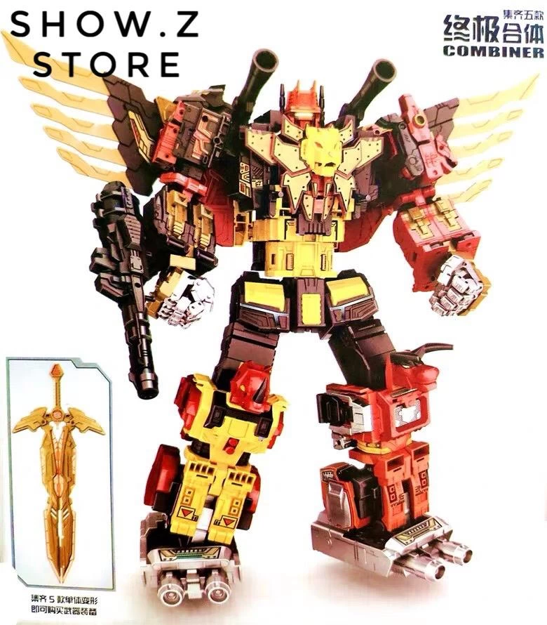 WeiJiang WJ Sky Soarer Headstrong Oversized Iron Rhino Combination Mode POTP Feral Rex Predaking - Image 4
